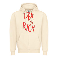Sandshell tax the rich shirt (on back)political t shirts for women men t shirt Zipper Hoodie - minhPixels