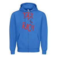 True Royal tax the rich shirt (on back)political t shirts for women men t shirt Zipper Hoodie - minhPixels