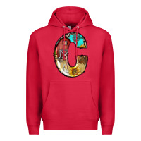 Cardinal farm life alphabet lowercase letters c Premium Hoodie - BundleAndBundleShop