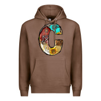 Chestnut farm life alphabet lowercase letters c Premium Hoodie - BundleAndBundleShop