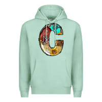 Seafoam farm life alphabet lowercase letters c Premium Hoodie - BundleAndBundleShop
