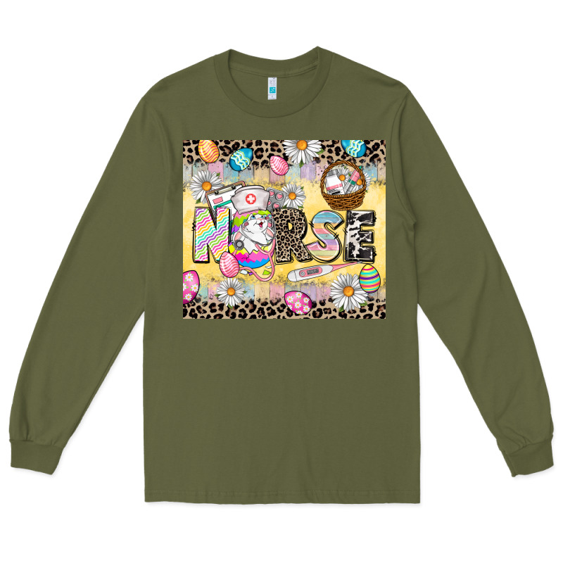Easter Nurse Easter Day Long Sleeve Tee by CowGirlArtShop | Teevron