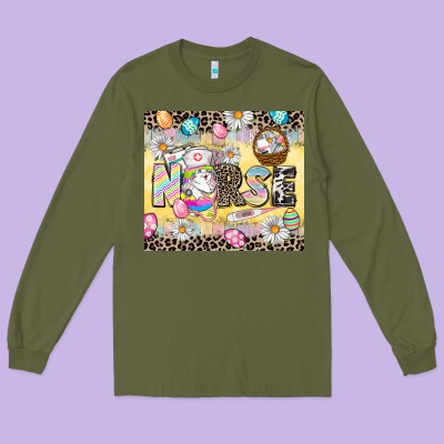 Easter Nurse Easter Day Long Sleeve Tee Designed By Cowgirlartshop