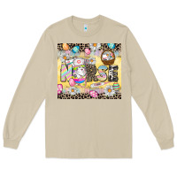 Mushroom Easter Nurse Easter Day Long Sleeve Tee - CowGirlArtShop