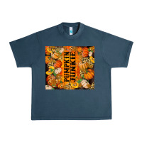 Midnight Navy Pumpkin Junkie Urban Heavy Tee - RanaPortraitStore