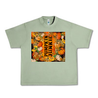 Oil Green Pumpkin Junkie Urban Heavy Tee - RanaPortraitStore