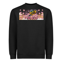Black I Dig You Valentine 16oz Heavyweight Sweatshirt - CowhideDigitalArt