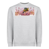 Heather Grey I Dig You Valentine 16oz Heavyweight Sweatshirt - CowhideDigitalArt