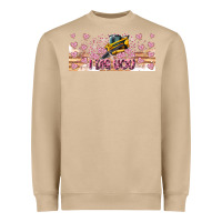 Mushroom I Dig You Valentine 16oz Heavyweight Sweatshirt - CowhideDigitalArt