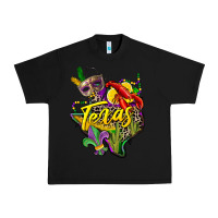 Black texas map mardi gras Urban Heavy Tee - CowGirlArtShop