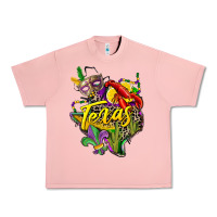 Salmon texas map mardi gras Urban Heavy Tee - CowGirlArtShop