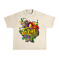 Sandshell texas map mardi gras Urban Heavy Tee - CowGirlArtShop
