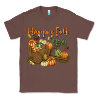 Chestnut Happy Fall Y'all Classic Tee - texasbilliewilder