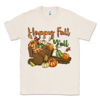 Natural Happy Fall Y'all Classic Tee - texasbilliewilder