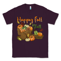 Plum Happy Fall Y'all Classic Tee - texasbilliewilder