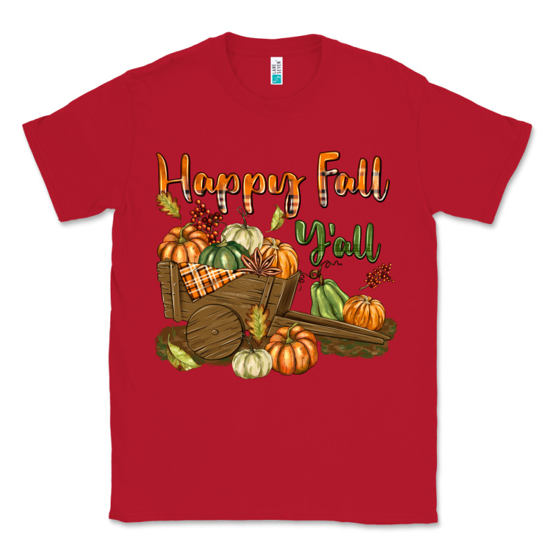 Happy Fall Y'all Classic Tee by texasbilliewilder | Teevron
