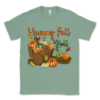 Sage Happy Fall Y'all Classic Tee - texasbilliewilder