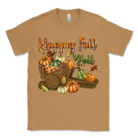Toasted Coconut Happy Fall Y'all Classic Tee - texasbilliewilder