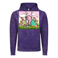 Cloud Purple easter Vintage Hoodie - CowGirlArtShop