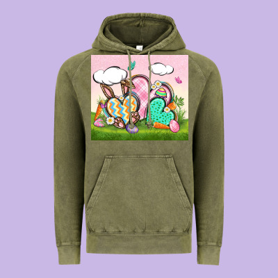 Easter Vintage Hoodie Designed By Cowgirlartshop