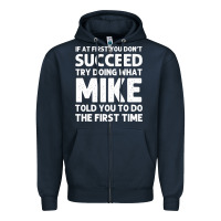 Navy mike gift name personalized birthday funny christmas joke Zipper Hoodie - minhPixels