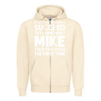 Sandshell mike gift name personalized birthday funny christmas joke Zipper Hoodie - minhPixels