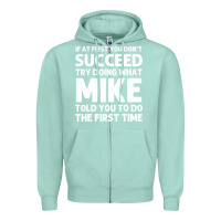 Seafoam mike gift name personalized birthday funny christmas joke Zipper Hoodie - minhPixels