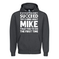 Smoke mike gift name personalized birthday funny christmas joke Zipper Hoodie - minhPixels