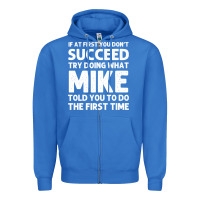 True Royal mike gift name personalized birthday funny christmas joke Zipper Hoodie - minhPixels