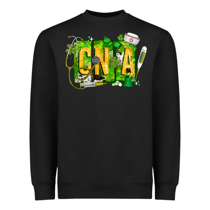 St. Patricks Day Cna Heavyweight Sweatshirt by CowhideDigitalArt | Teevron