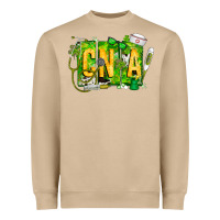 Mushroom St. Patricks Day Cna Heavyweight Sweatshirt - CowhideDigitalArt
