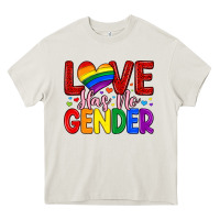 Love Has No Gender Heavy Core Tee | Teevron