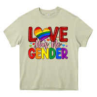 Mossy love has no gender Heavy Core Tee - Artiststas