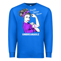 Domestic Violence Warrior Unbreakable Awareness Gift Premium Sweatshirt | Teevron