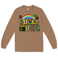 Toasted Coconut Lucky dog St. Patrick's Day Long Sleeve Tee - CowGirlArtShop