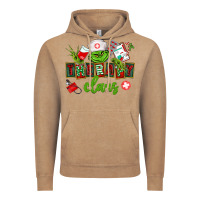 Vintage Coffee therapy claus Vintage Hoodie - CowGirlArtShop