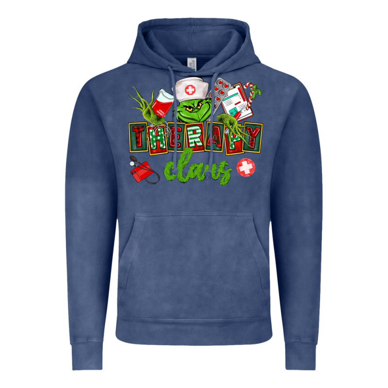 Therapy Claus Vintage Hoodie by CowGirlArtShop | Teevron