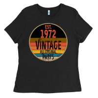 Black est. 1972 MADE IN 1972 ALL ORIGINAL PARTS all orginal parts Ladies Tee - Bettercallsaul