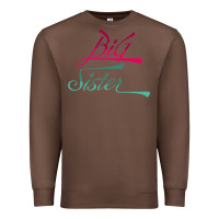 Chestnut Big Sister love Big Sis Gift ba Premium Sweatshirt - minhPixels