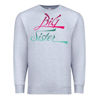 Heather Grey Big Sister love Big Sis Gift ba Premium Sweatshirt - minhPixels
