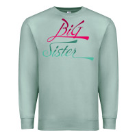 Seafoam Big Sister love Big Sis Gift ba Premium Sweatshirt - minhPixels