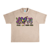 French Oak peace love mardi gras Urban Heavy Tee - CowGirlArtShop