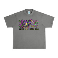 Tornado peace love mardi gras Urban Heavy Tee - CowGirlArtShop
