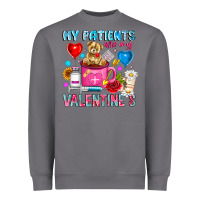 Storm My Patients is Valentines Heavyweight Sweatshirt - CowhideDigitalArt