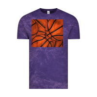 Cloud Purple distressed basketball pattern Vintage Tee - TumblerDesignByShophia