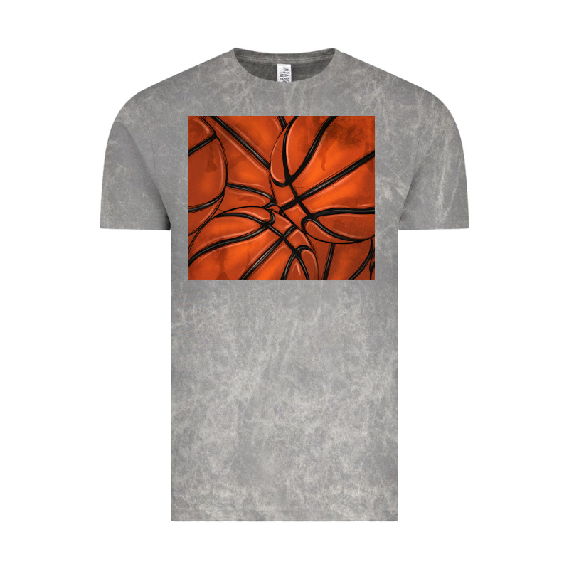 Distressed Basketball Pattern Vintage Tee by TumblerDesignByShophia | Teevron
