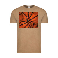 Vintage Coffee distressed basketball pattern Vintage Tee - TumblerDesignByShophia