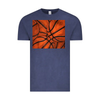 Vintage Denim distressed basketball pattern Vintage Tee - TumblerDesignByShophia
