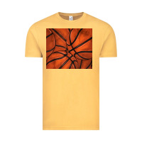 Vintage Mustard distressed basketball pattern Vintage Tee - TumblerDesignByShophia