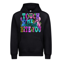 Black touch me and i will bite Urban Hoodie - AdoDesignShop